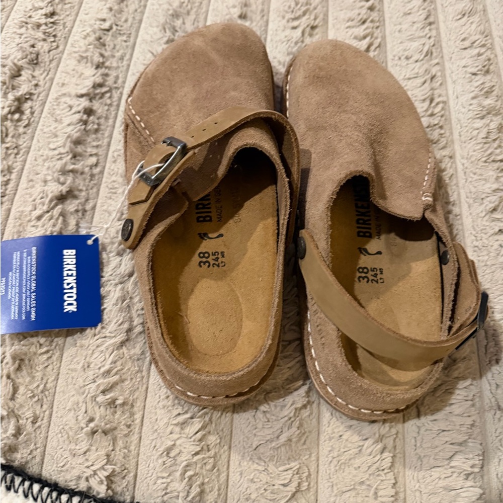 Birkenstock Tan Suede Women's Shoes NWT